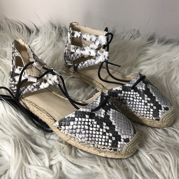 Marc Fisher Shoes - Marc Fisher misses snakeskin espadrille flats 5.5